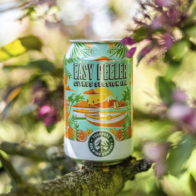 Image for Easy Peeler Citrus Session IPA | 4%
This beer, loaded with tangerine and citrus flavours, low bitterness and refreshing finish.  
We've boxes of 6, 12 and 24 cans available from our webshop (https://t.co/MVC2QnLFBh) – plus get an extra 10% off with the co