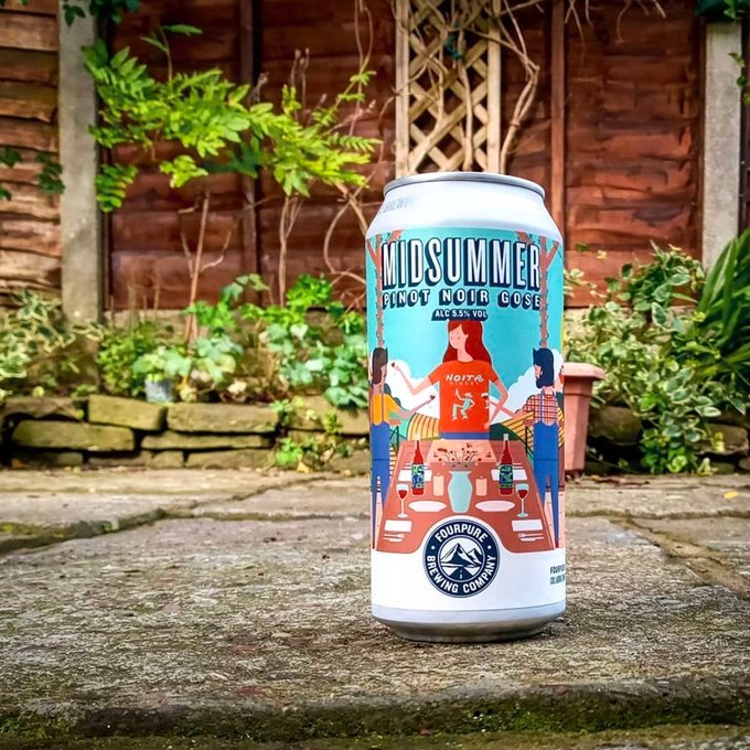 Image for Thanks @thirsty_mick for sharing this lovely photo of our Midsummer Pinot Noir Gose. We brewed this beauty in collaboration with our Finnish friends at Noita Winery as part of our No Passport Required series. https://t.co/opwIQv7T5S