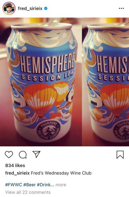 Image for Do recommendations get any better than this? Thanks Fred! To celebrate our First Dates shout-out, we're having a Facebook competition! Free case of Hemisphere to our favourite chat up line...head over to https://t.co/IEDyhQh84K to try your luck. Keep it c