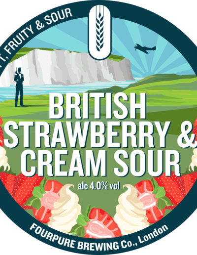 British Strawberries & Cream Sour