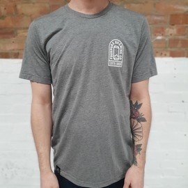 Grey Beer Can Logo T-Shirt